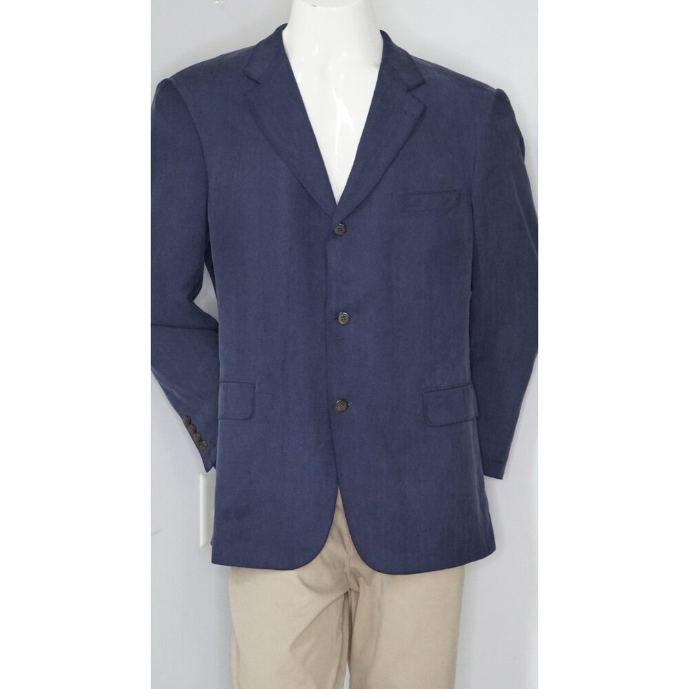 Bill Blass Black Label Men's 100% Cashmere Navy Jacket 40
